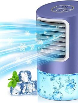 4in1 Klimagerät 400ml Wassertank Air Cooler Klimagerät Nachtlich - Berlin Neukölln