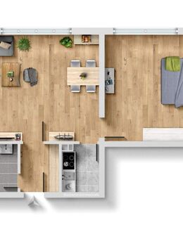 Erdgeschosswohnung in zentraler Lage von OB +++ komplett saniert +++ ruhig ausgerichtet - Oberhausen