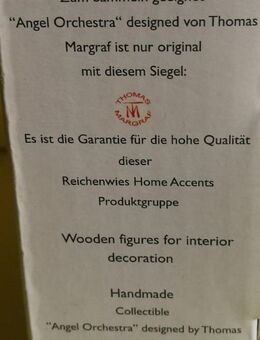 Engelsfiguren Angel Orchestra mit Ansteckclip (Handarbeit) - Aachen