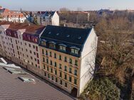 Charmante Einraumwohnung in denkmalgeschützem Gründerzeitgebäude mit topmodernem Tageslichtbad - Leipzig