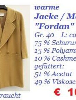 warme Jacke / Mantel - Nürnberg