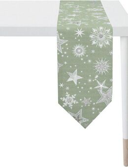 APELT Tischband 9602 CHRISTMAS ELEGANCE, Weihnachtsdeko, Weihnachten (1-tlg), Lurex-Jacquardgewebe