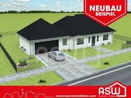 Musterhaus! Neubaubungalow mit Doppelgarage und freiem Feldblick in Südlage - Herzlake