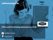 Office and Purchasing Assistant (m/w/d) - Ingolstadt