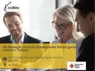 HR-Manager (m/w/d) Schwerpunkt Büroorganisation Vollzeit / Teilzeit - Aachen