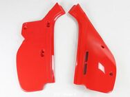 Honda X600 UFO Seitendeckel weiss rot side-panels plastic white red Enduro - Eschershausen