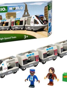BRIO® Spielzeug-Eisenbahn BRIO® WORLD, TGV Hochgeschwindigkeitszug