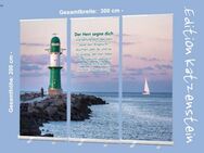 Bestatterbedarf - -Dekoration: Roll-Up-Display - Westmolenfeuer Warnemünde - 300x200cm - Wilhelmshaven Zentrum