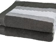 ROSS Handtücher Harmony, Frottier (Packung, 2-St), 100 % Baumwolle, Hoch Tief Struktur, viele Farben