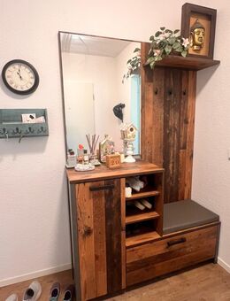 Stylish wardrobe / hallway furniture in a rustic wooden look - Bonn