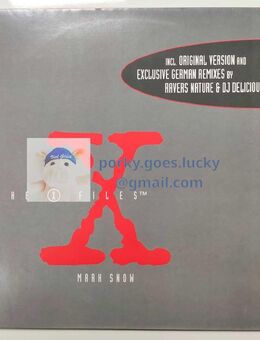 Mark Snow – The X-Files Theme 1996 12" Vinyl Trance, Hard Trance, Progressive Trance, Ambient - München Bogenhausen