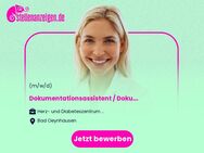 Dokumentationsassistent / Dokumentationshilfe (m/w/d) Ärztlicher Dienst - Bad Oeynhausen