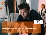 (Junior) Content Manager (m/w/d) - flex work - Rödermark