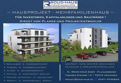 + EXKLUSIVES MEHRFAMILIENHAUS-PROJEKT! +