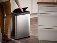ECHTWERK Mülleimer SQUARE, Infrarot-Sensor, Soft Close Funktion, Fassungsvermögen 48 Liter
