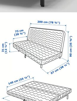 Schlafcouch von Ikea, 1,5 Jahre alt - Böblingen