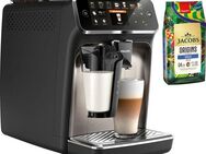 Philips Kaffeevollautomat 5400 Series EP5447/90 LatteGo, 12 Kaffeespezialitäten und 4 Benutzerprofilen chrom/mattschwarz