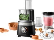 Philips Küchenmaschine HR7530/10 Viva Collection, 850 W, 2,1 l Schüssel, 31 Funktionen, inkl. 2-in-1 Schneidescheibe und Zitruspressenaufsatz