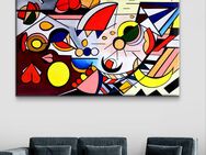100x150 Kunstwerk Gemälde Moderne Kunst Inspiration Picasso Linienstrukturen Farbfelder abstraktion - Hildesheim Zentrum