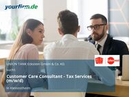Customer Care Consultant - Tax Services (m/w/d) - Kleinostheim
