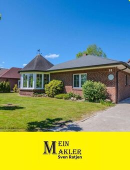Sauna, Stil & Stufenfreiheit – Bungalowtraum in Burhave zu verkaufen - Butjadingen