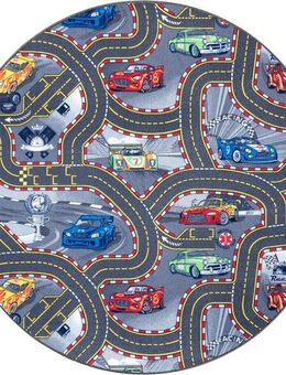 HANSE Home Kinderteppich Spielteppich Kinder, rechteckig, Höhe: 6,5 mm, Kurzflor, Kinderzimmer, Teppich, Auto, Straßen, Schlafzimmer