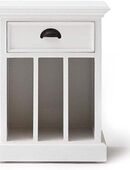 Nova Solo T757 Nachttisch für Bücher Landhaus Belgisch Landhausstil Möbel weiß Deko in 32130