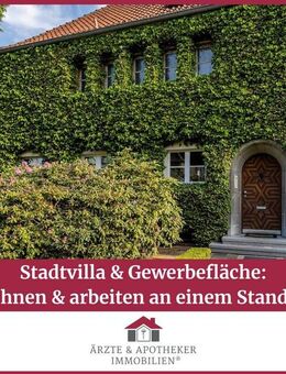 Stadtvilla & Gewerbefläche: Wohnen & arbeiten an einem Standort - Walsrode