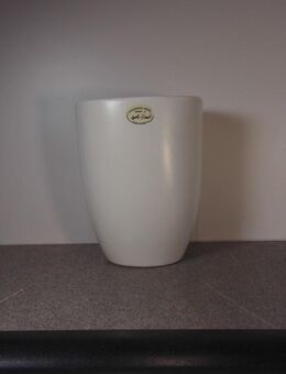 Keramik Vase 19 cm cremeweiß made in Vietnam Deko 4,- - Flensburg