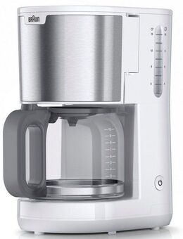 Braun Filterkaffeemaschine Braun PurShine KF1500 WH, 1,7l Kaffeekanne, Papierfilter