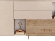 INOSIGN Sideboard Monaco Breite 181 cm, Anrichte mit 1 Tür, 1 Klappe u. 2 Schubkästen, Kommode, Soft/Self Closing