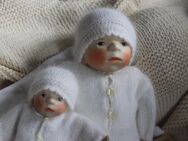 Dr. Pongratz Babys original aus München in weißem Angora Strick-Anzügelchen, die muss man einfach (lieb)haben ! - Kaiserslautern