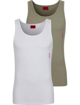 HUGO Tanktop Twin Pack (Packung, 2-tlg) mit Markenlabel in Kontrastfarbe