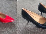 Spitze Damen Lack Pumps in rot oder schwarz / Größe 44 und 44,5 / NEU - Marl (Nordrhein-Westfalen)