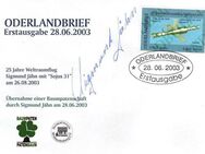 Oderlandbrief: MiNr. 1 B, 28.06.2003, "25 Jahre Weltraumflug / 200 Jahre Vorwerk - Brandenburg (Havel)