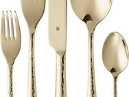 WMF Besteck-Set Sitello (30-tlg), 6 Personen, Cromargan® Edelstahl Rostfrei 18/10, geschmiedete Messer, farbecht, Wellenschliff, spülmaschinenfest