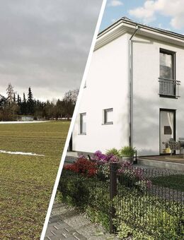 Das Doppelhaus kombiniert urbanes Lebensgefühl mit ländlichem Charme in Großobringen - Großobringen