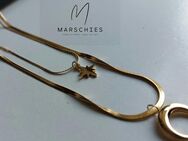 "Golden Moondust" Doppelte Halskette 18k vergoldet - Jüchen