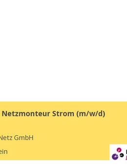 Elektriker / Netzmonteur Strom (m/w/d) - Hilpoltstein