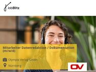 Mitarbeiter Datenredaktion / Dokumentation (m/w/d) - Nürnberg