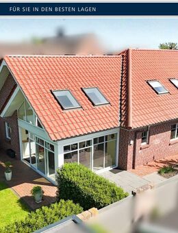 Ebenerdig Wohnen in Nordhorn Stadtflur: mit Garage, Wintergarten und Ausbaupotenzial - Nordhorn