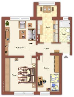Demnächst frei! 3-Zimmer-Wohnung in Mönchengladbach Odenkirchen - Mönchengladbach