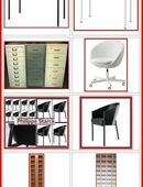 Möbel (Tische. Regale,Stahlcontainer, Sessel, Drehsessel. Freischwinger u.a.) in 50667