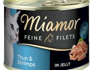 Sparpaket Miamor Feine Filets 12 x 185 g - Thunfisch & Shrimps