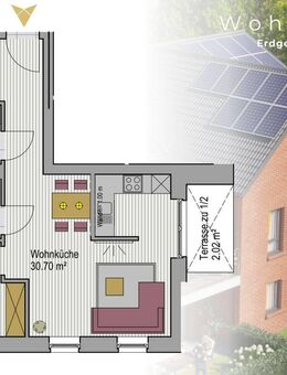 LOHNE || Investieren mit SonderAfA & KfW-Förderung: 2 ZKB im EG mit Terrasse und Stellplatz - QNG - Lohne (Oldenburg)