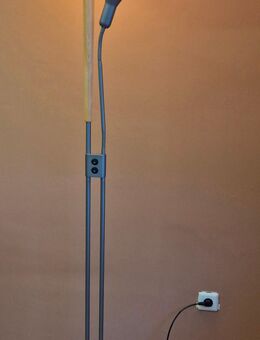 Stehleuchte Deckenfluter Leseleuchte Holz Metall - Landau (Pfalz)