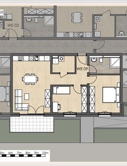 Modernes 3-Zimmer-Apartment mit Balkon in Gau-Odernheim mit Wohnberechtigungschein - Gau-Odernheim