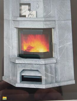 Specksteinkamin 6/2 mit verchromter Türausführung - Sinzig Zentrum