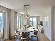 Wohnen am Quartiersplatz: lichtdurchflutete 3-Zimmer-Wohnung mit Eck-Loggia - Mannheim