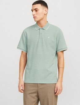 Jack & Jones Poloshirt JJEAUSTIN POLO SS NOOS mit Logo Stickerei